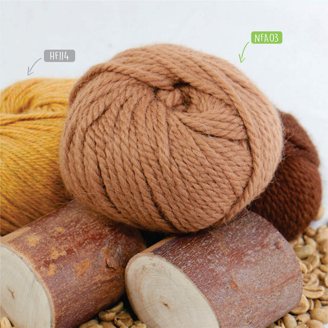 Alpawool® Baby 50 Bulky NFA03 - 6x50g Alpaca Wool Cappuccino