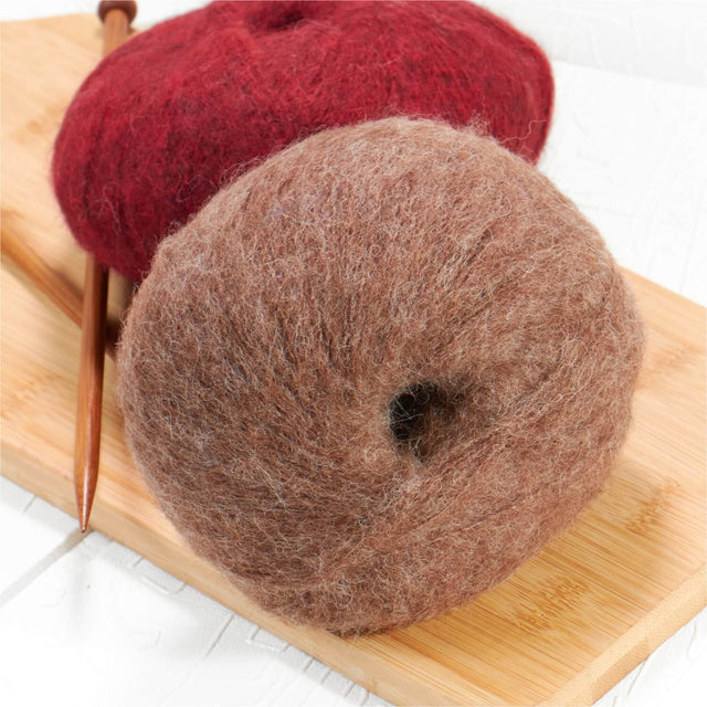 Alpawool® Baby Brushed NFA06 - 4x50g Alpaca Wool Brown