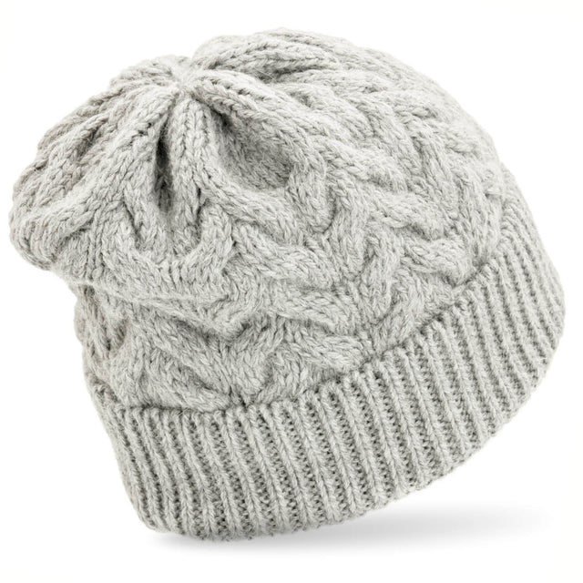 ALPAWOOL® Baby 50 Damen und Herren Mütze Silbergrau (NFA09)