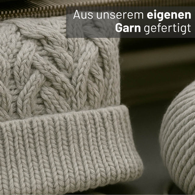 ALPAWOOL® Baby 50 Damen und Herren Mütze Silbergrau (NFA09)