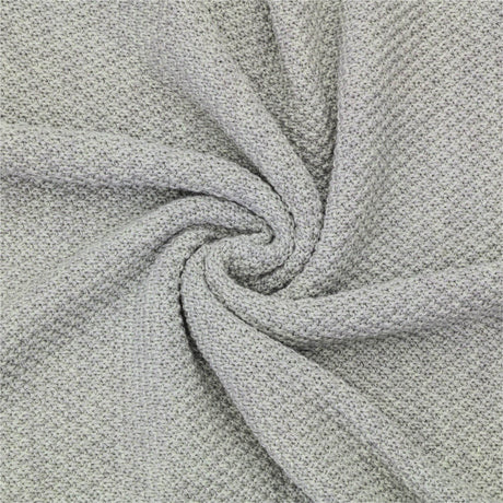 couverture bébé alpacare® 100% laine de bébé alpaga gris clair (NFA10)