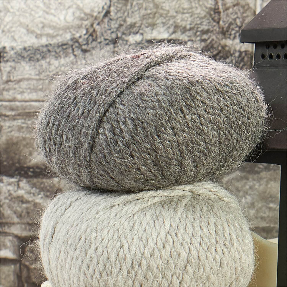 Alpawool® Baby 50 Bulky NFA12 - 6x50g Alpaca Wool Dark Grey