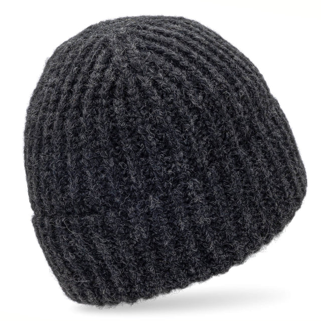 ALPAWOOL® Baby Big & Light Damen und Herren Mütze Anthrazit (NFA14)