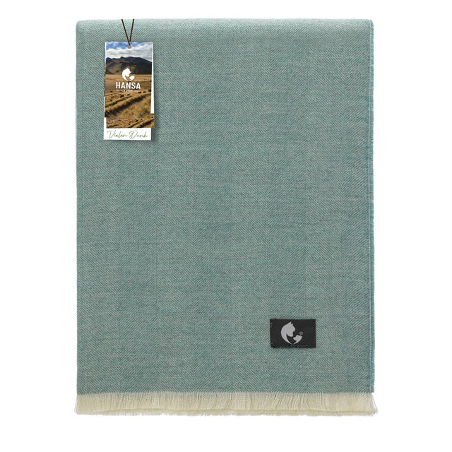 Baby Alpaka Plaid Decke Forest Mist Weave