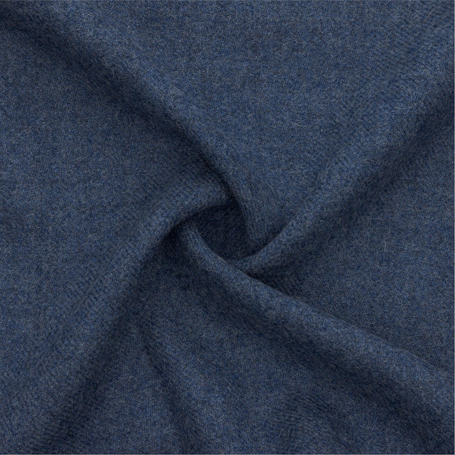 Baby Alpaka Plaid Decke Sky Blue Melange