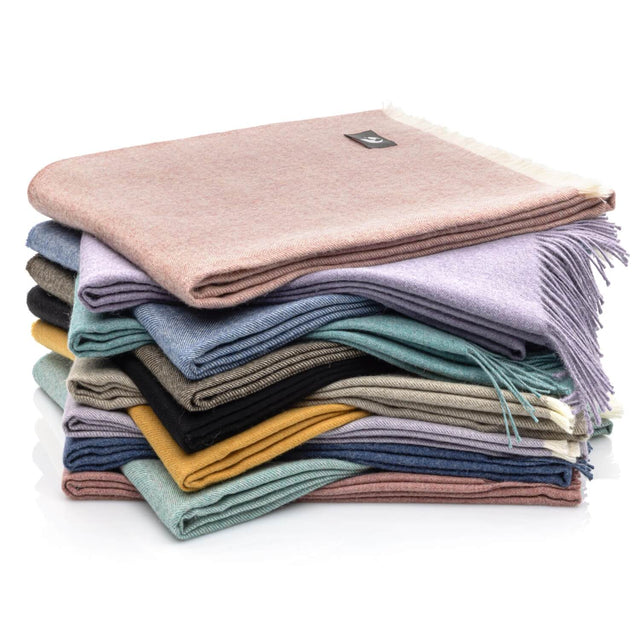 Baby Alpaka Plaid Decke Forest Mist Weave