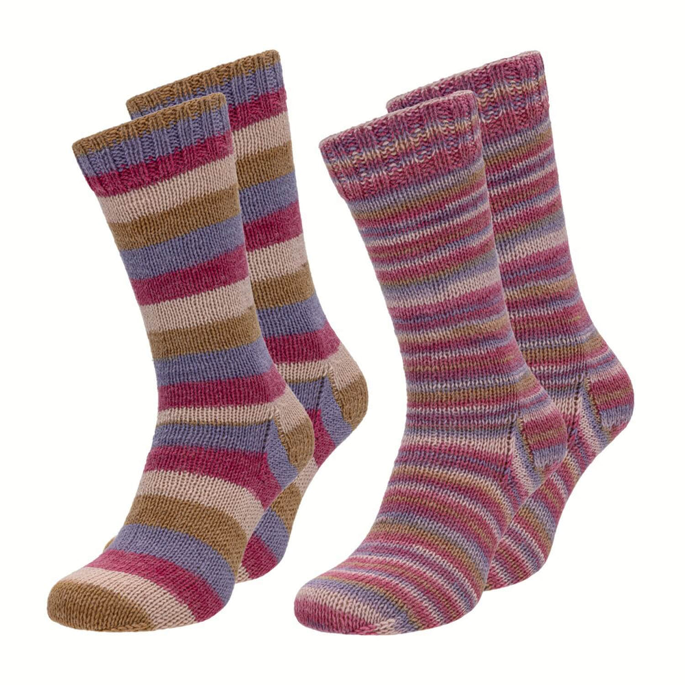alpacare® Baby Socks washable Story Set - 2x112g alpaca wool Corn Shades