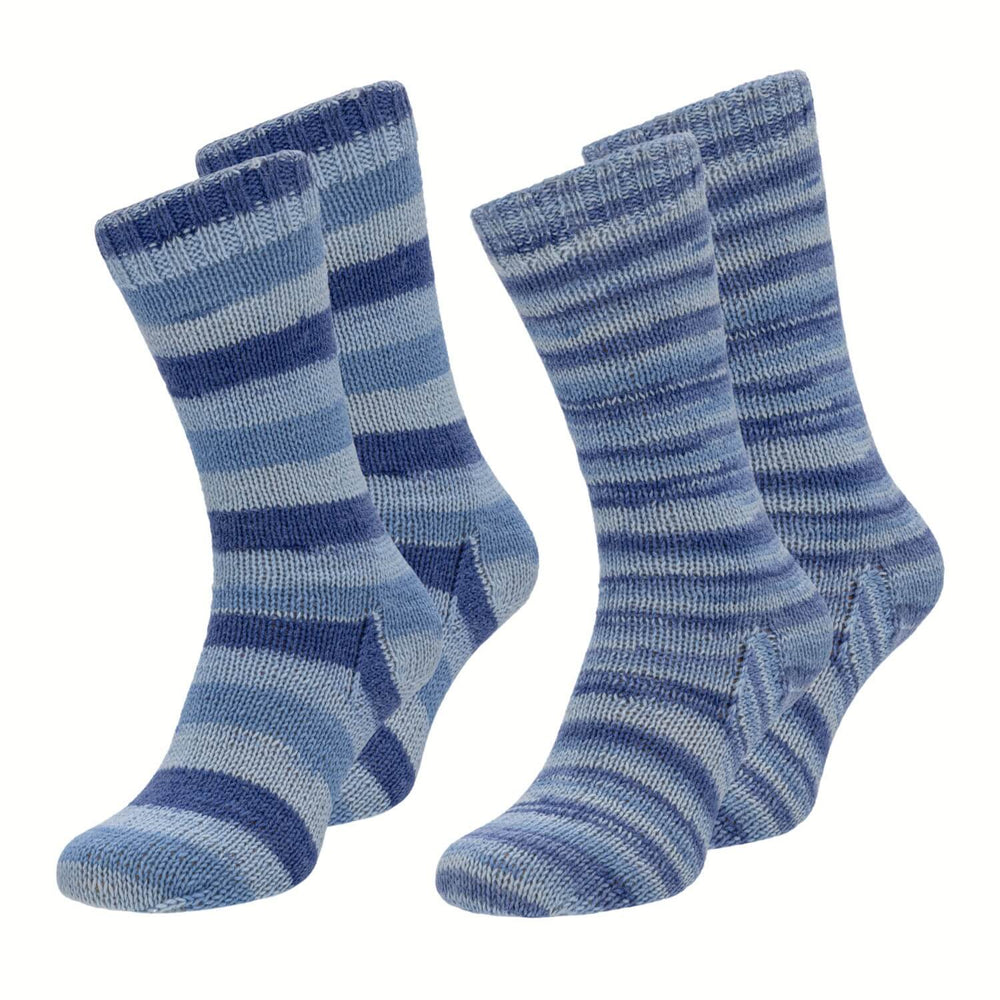 alpacare® Baby Socks washable Story Set - 2x112g alpaca wool Horizon Blues