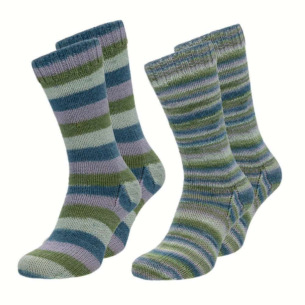 Lot de 2 paires de chaussettes lavables pour bébé Alpaga® 112 g, motif Mirror Lake