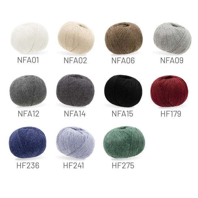 Alpawool® Royal 200 Fingering NFA12 - 4x50g Alpakawolle Dunkelgrau