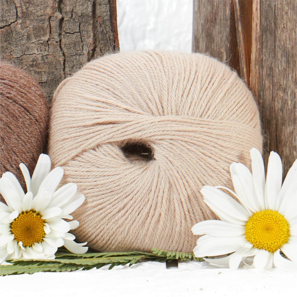 Alpawool® Royal 200 Fingering NFA02 - 4x50g Alpakawolle Beige