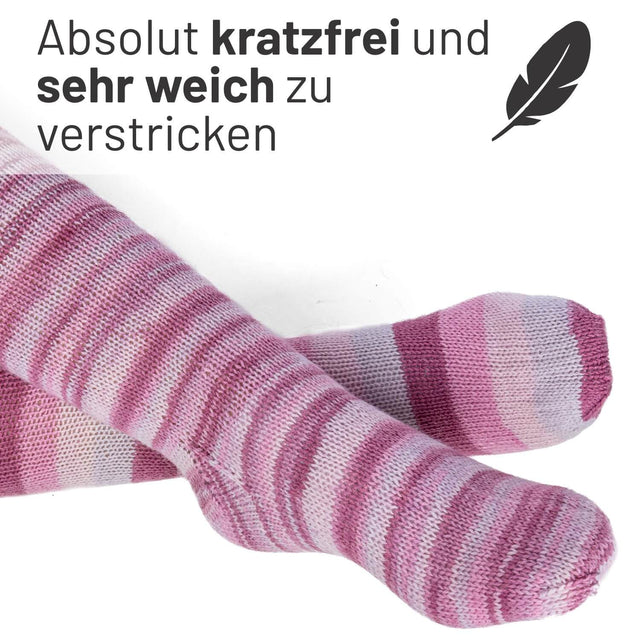 alpacare® Baby Socks waschbar Story Set - 2x112g Alpakawolle Morning Love