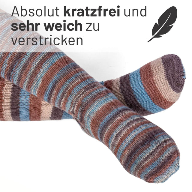alpacare® Baby Socks waschbar Story Set - 2x112g Alpakawolle Misti Hues