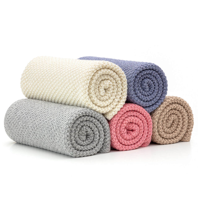 alpacare® Baby Decke 100% Baby Alpakawolle Natur uni (NFA01)