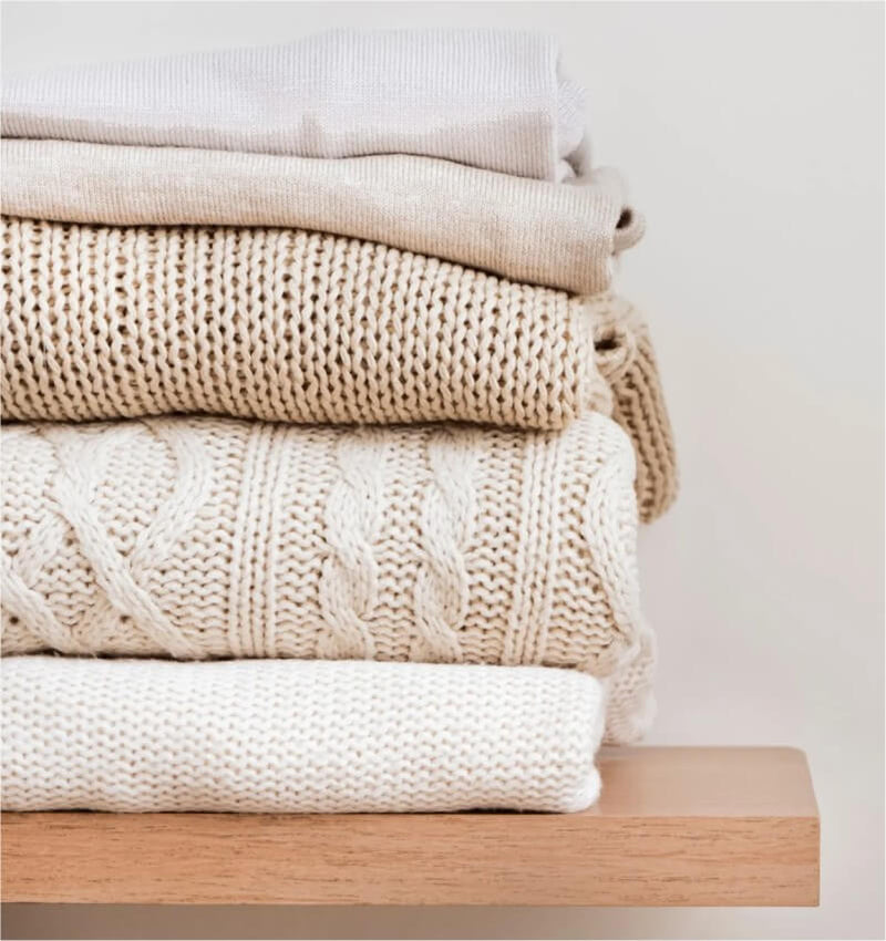 Wie man Strickwaren aufbewahrt