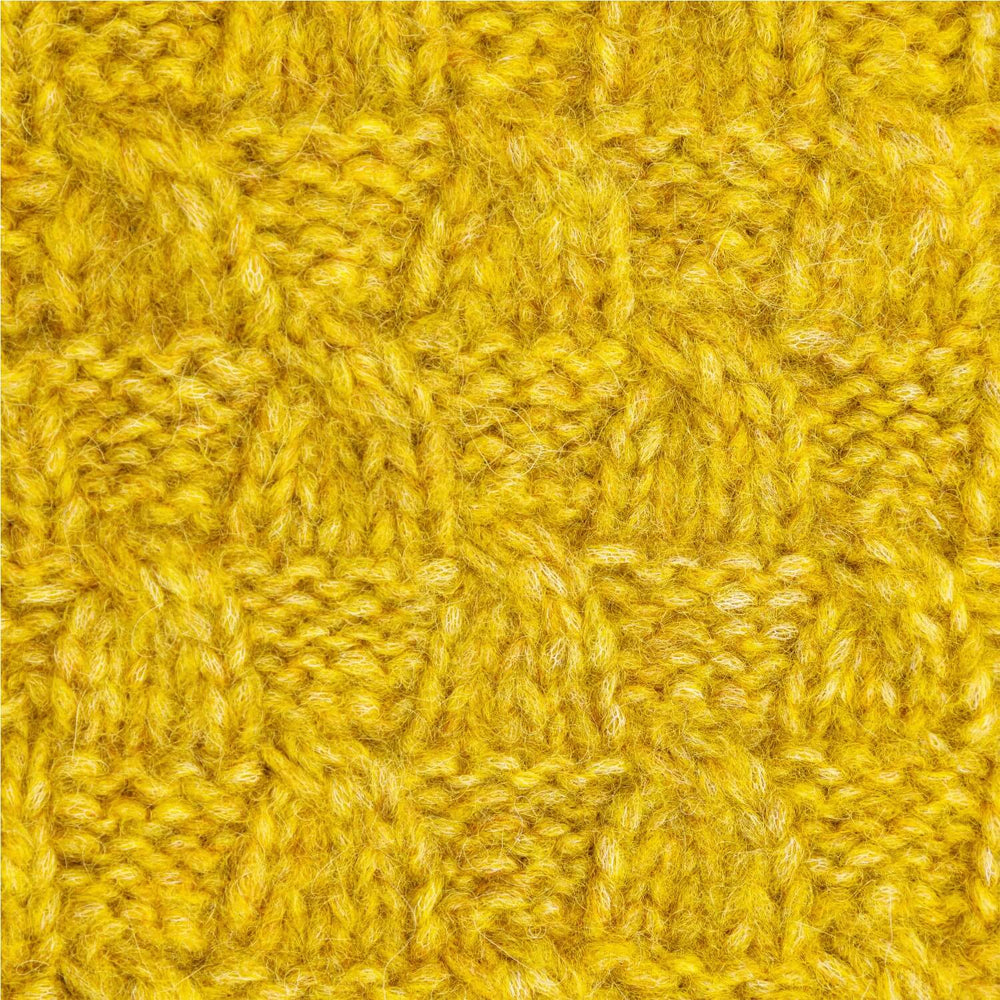 Alpawool® Baby 50 Light HF114 - 6er Set Alpakawolle Senfgelb Melange