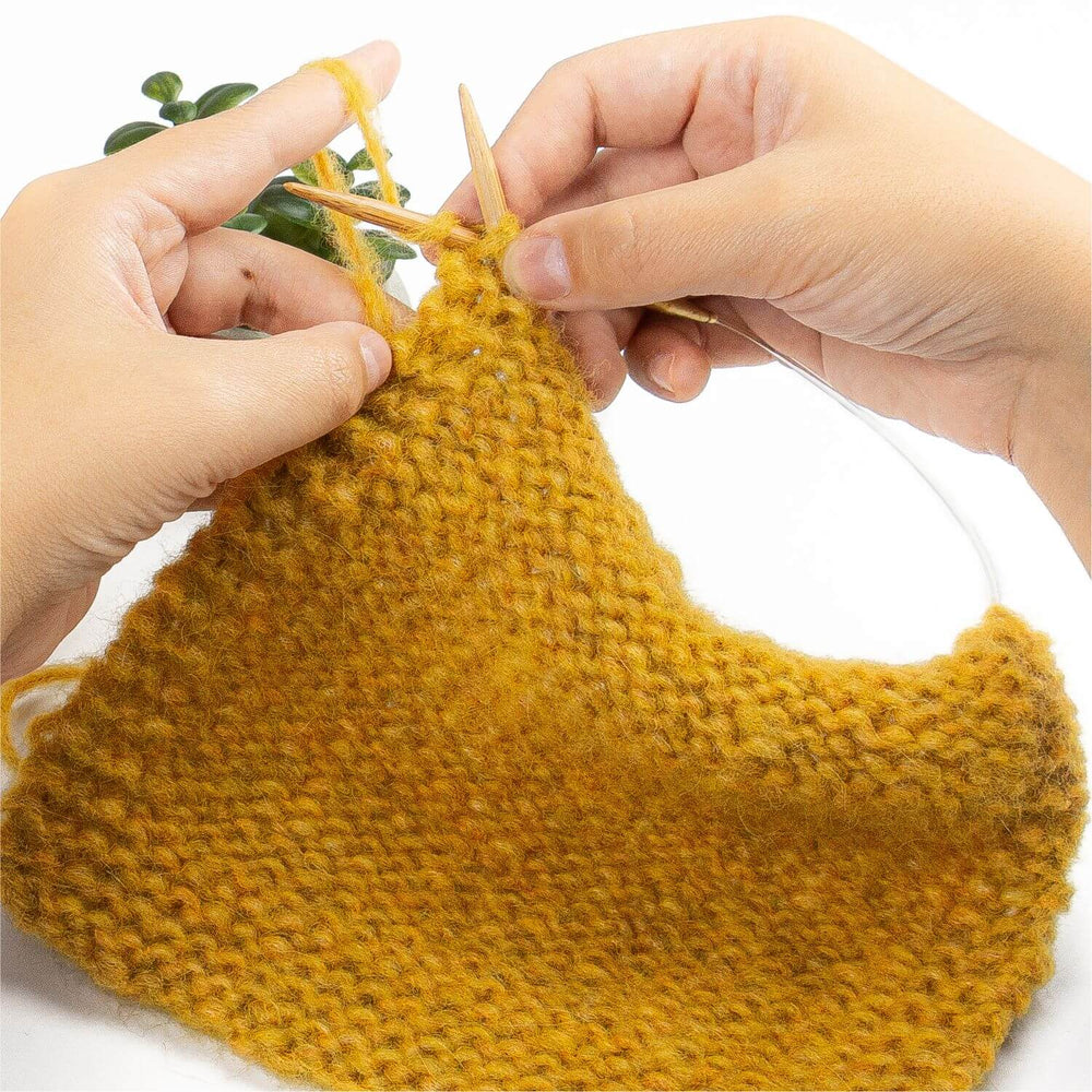 Alpawool® Baby 50 Light HF114 - 6er Set Alpakawolle Senfgelb Melange