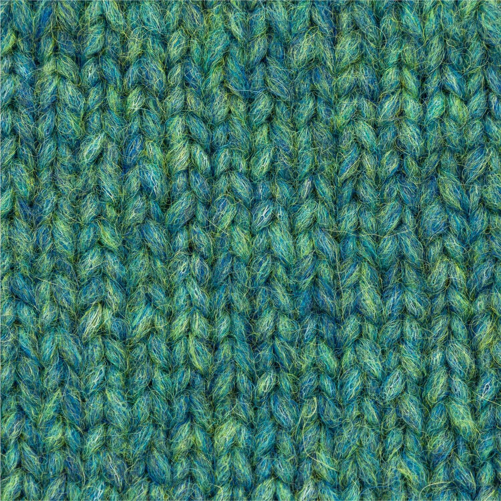 Alpawool® Baby 50 Light HF266 - 6er Set Alpakawolle Blau-Grün Melange