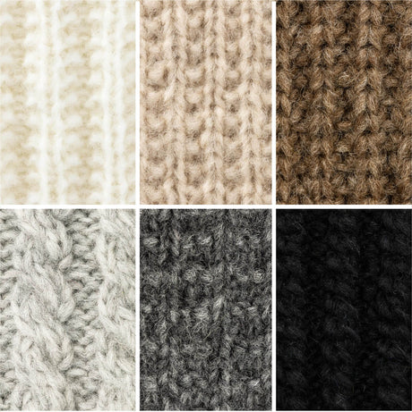 Alpawool® Baby 50 Light MIX - 6er Set Alpakawolle Natur Mix-Set