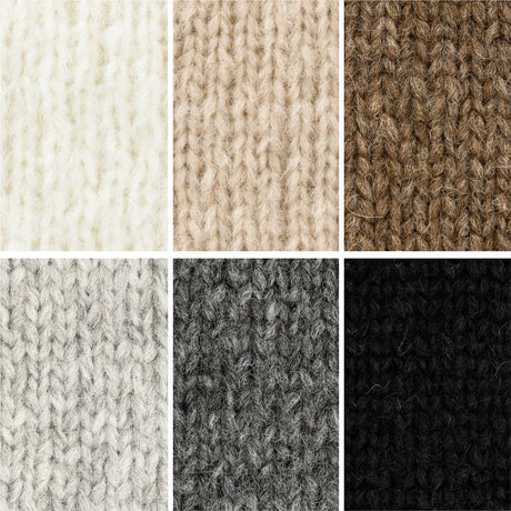 Alpawool® Baby 50 Light MIX - 6er Set Alpakawolle Natur Mix-Set