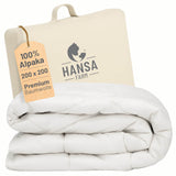 ALPAWOOL® Winter extra warme Bettdecke 200 x 200 cm 2.800 g Premium Alpaka Vers. 2.0