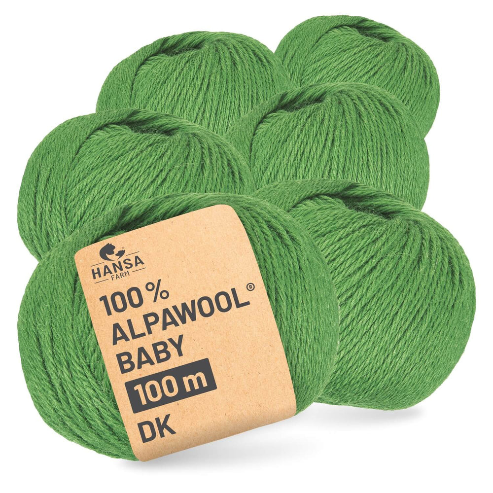 Alpawool® Baby 100 DK CF284 - 6x50g Alpaca Wool Sage