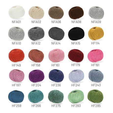 Alpawool® Baby 150 Sport NFA12 - 6x50g laine d'alpaga gris foncé