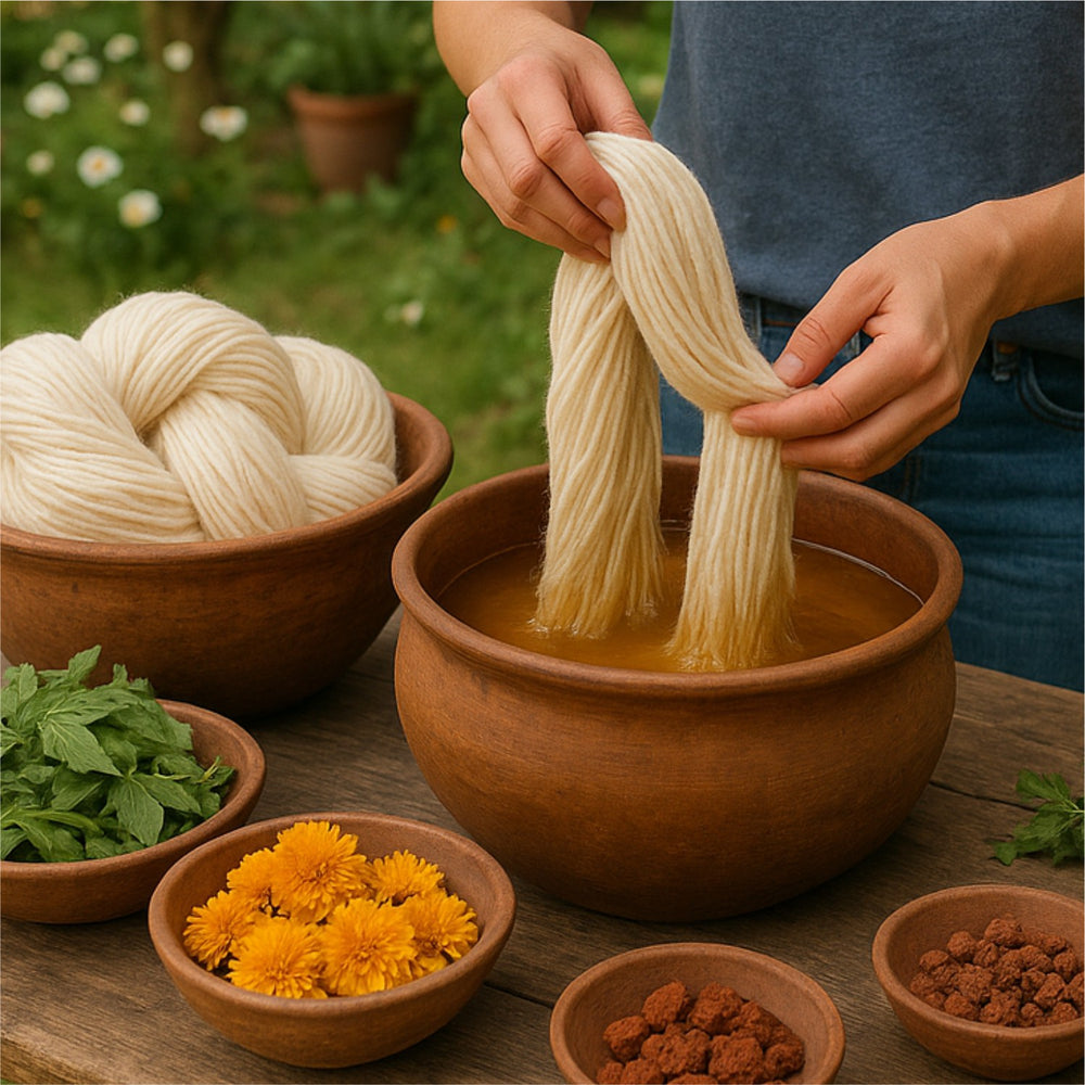 alpacare® Baby 100 DK waschbar NFA01HK - 3x100g Alpakawolle Natur Zopf