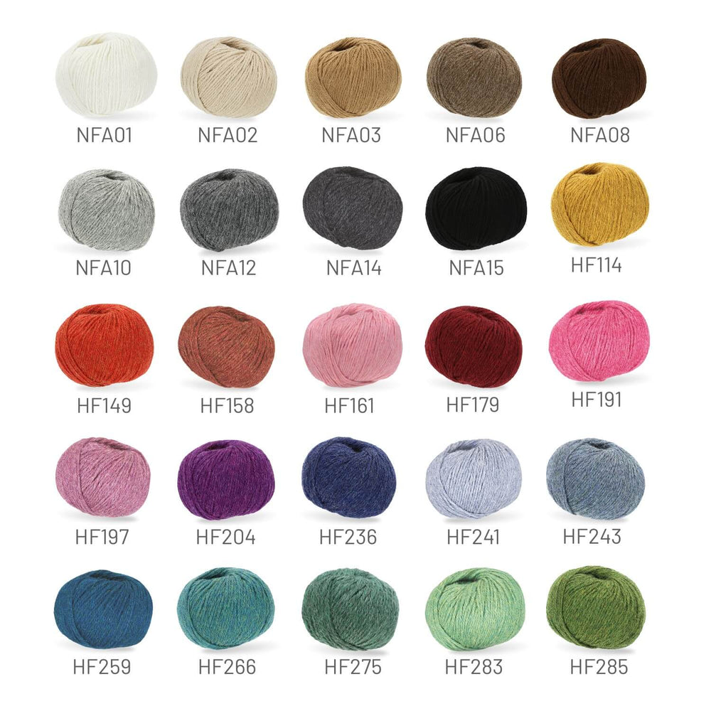 alpacare® Baby 100 DK waschbar HF259 - 6x50g Alpakawolle Deep Ocean Melange