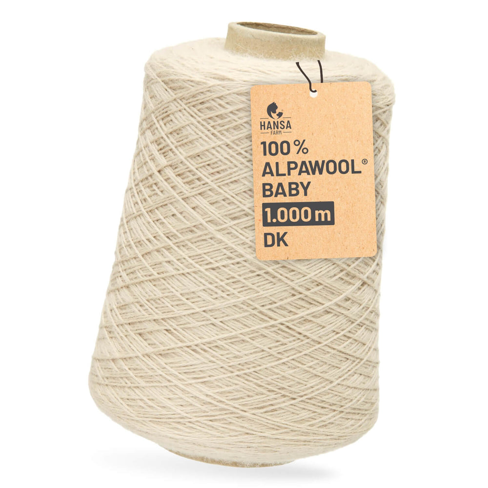 Alpawool® Baby 100 DK NFA02 - 500g Alpakawolle Kone Beige