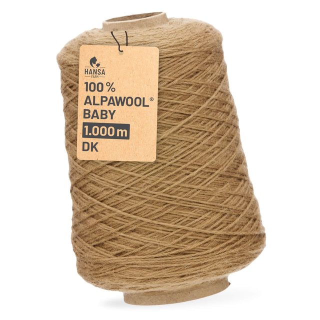 Alpawool® Baby 100 DK NFA03 - 500g Alpaca Wool Cone Cappuccino