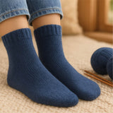 alpacare® Baby Socks waschbar HF236 - 2x112g Alpakawolle Dunkelblau Melange