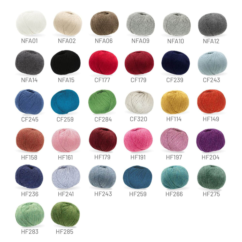 Alpawool® Baby 200 Fingering HF259 - 6x50g Alpakawolle Deep Ocean Melange