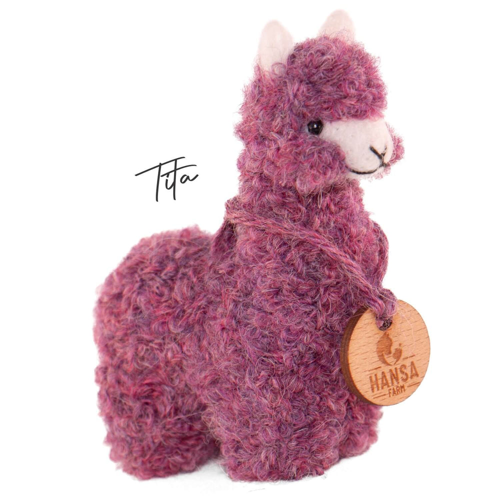 Mini Alpaka Stofftier HF197