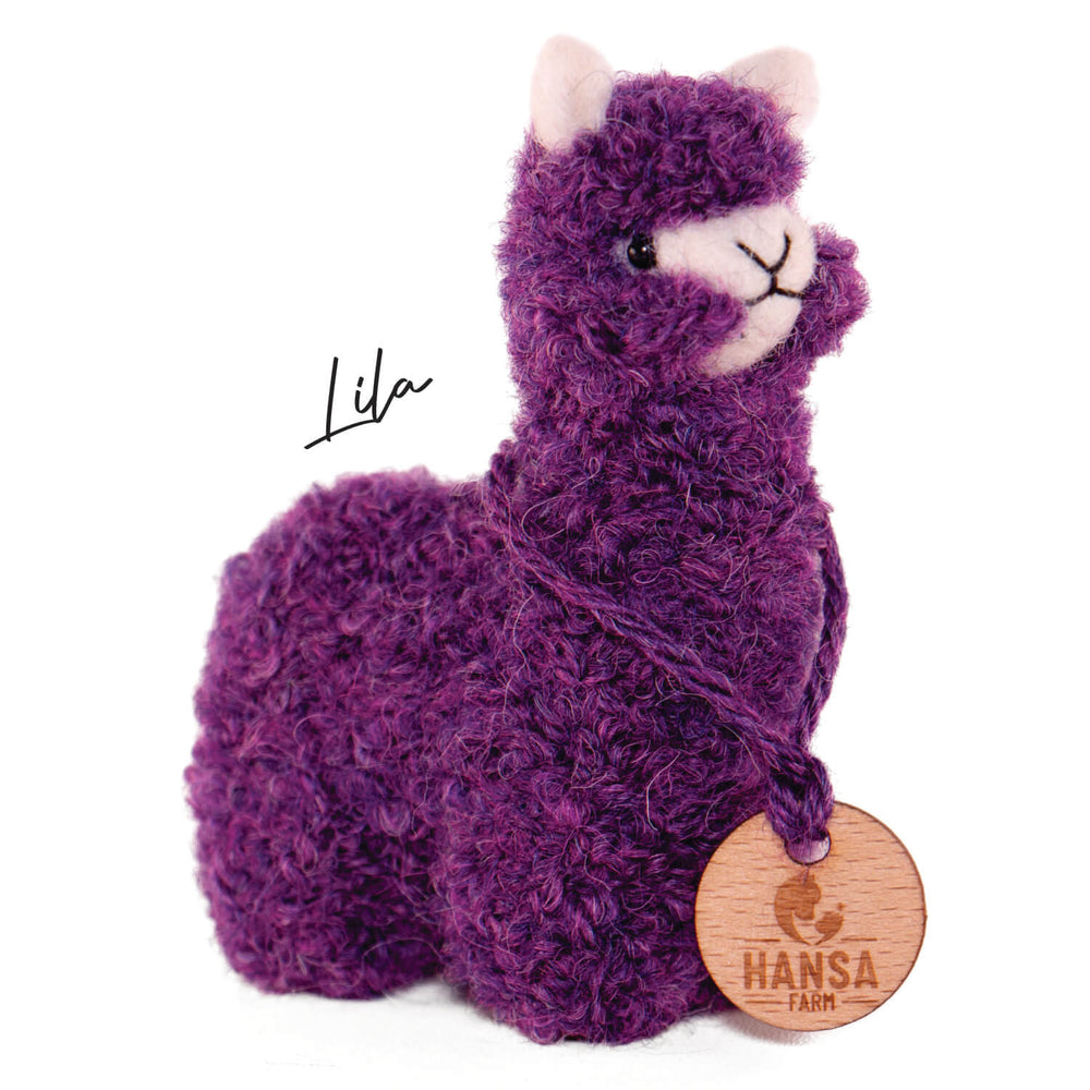 Mini Alpaka Stofftier HF204