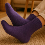 alpacare® Baby Socks waschbar HF204 - 2x112g Alpakawolle Lila Melange