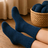 alpacare® Baby Socks waschbar HF259 - 2x112g Alpakawolle Deep Ocean Melange