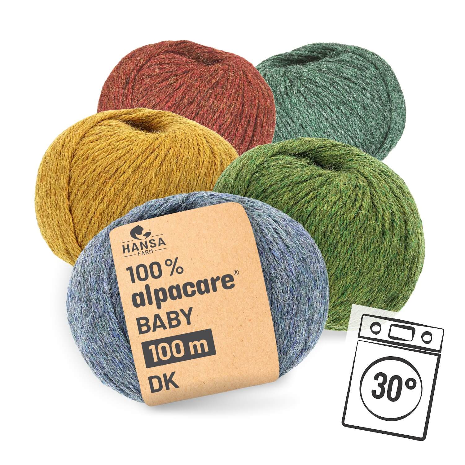 alpacare® waschbare Alpakawolle – Hansa-Farm