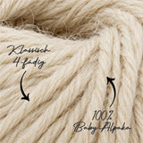 alpacare® Baby 100 DK washable NFA14 - 6x50g alpaca wool anthracite