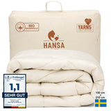 ALPAWOOL® warme Ganzjahr Bio-Bettdecke 150 x 210 cm 1.600 g Premium Alpaka Vers. 2.0