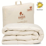 ALPAWOOL® Sommer Bio-Bettdecke 135 x 200 cm mit 800 g Premium Alpaka Vers. 2.0