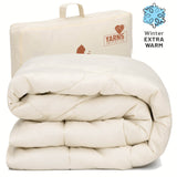 ALPAWOOL® Winter extra warme Bio-Bettdecke 200 x 200 cm 2.800 g Premium Alpaka Vers. 2.0
