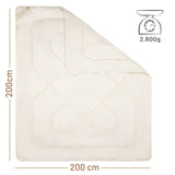 ALPAWOOL® Winter extra warme Bio-Bettdecke 200 x 200 cm 2.800 g Premium Alpaka Vers. 2.0
