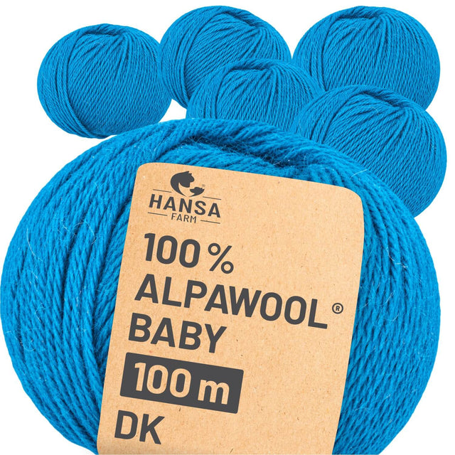 Alpawool® Baby 100 DK CF254 - 6x50g Alpakawolle Midnight Pulse