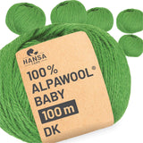 Alpawool® Baby 100 DK CF274 - 6x50g Alpakawolle Fresh Start