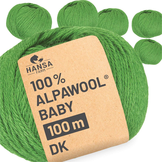 Alpawool® Baby 100 DK CF274 - 6x50g Alpakawolle Fresh Start