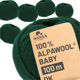 Alpawool® Baby 100 DK CF276 - 6x50g Alpakawolle Deep Focus