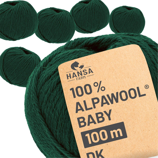 Alpawool® Baby 100 DK CF276 - 6x50g Alpakawolle Deep Focus
