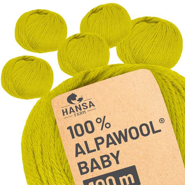Alpawool® Baby 100 DK CF292 - 6x50g Alpakawolle Slow Morning