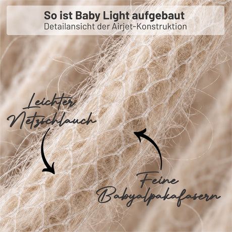 Alpawool® Baby 100 Light NFA01 - 6er Set Alpakawolle Natur